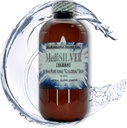 MediSILVER 클리어 진정한 무료 Ionic 콜로이드 실버 다이어트 보충 - 250 mL (8.45 Fl Oz) BPA 무료 호박색 플라스틱 병
