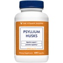 비타민 Shoppe Psyllium Husks - Plantago Ovata Fiber Supplement는 일반 및 건강한 콜레스테롤, 서빙 당 840mg을 지원합니다 - 글루텐 무료 (600 캡슐)