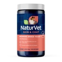 NaturVet Brewers는 개와 고양이를위한 마늘 맛 플러스 비타민과 효모 공식을 건조, 분말, 글로벌 소스 재료와 함께 미국에서 만든 1 파운드