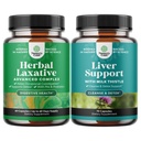 Probiotics와 Liver Cleanse Detox & Repair Formula - Natural Colon Detox Digestive Support System - 초본 Liver Support Supplement with Milk Thistle