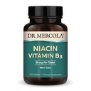 박사. Mercola Niacin 비타민 B3, 90 서빙 (270 정제), 다이어트 보충, 미니 탭, 필수 B 비타민, 비 GMO