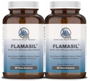 FlamasilTM (2 팩)- 건강한 염증 응답 * | 멀티 허벌 통증 Reliever* 및 관절 보조 | 바이오-Enhanced Turmeric, Boswellia, Resveratrol 및 더 많은 | 13-in-1 Superfood 항 산화제