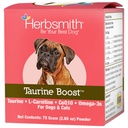 Herbsmith Taurine Boost - 개와 고양이를위한 심장 및 심장 지원 - 개와 고양이 심장 건강을위한 타우린 보충 - CoQ10, 타우린과 L-Carnitine - 75g