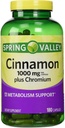 봄 밸리 Cinnamon 1000mg 플러스 크롬, 180 캡슐
