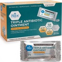 MED PRIDE Triple Antibiotic Ointment Packets Bulk 144 X 0.9g, Burns, Cuts, Wound Care를 위한 개별 항생 연고 패킷