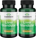 Swanson Liver Glandular 500 밀리그램 60 캡슐 (2 팩)