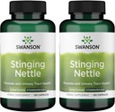 Swanson Stinging Nettles - 초본 보충 전립선 건강 및 Urinary Tract 지원 - 자연 공식 지원 호흡 건강 및 유체 균형 - (120 캡슐) (2 팩)