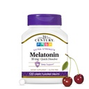21 세기 Melatonin 10mg 여분 힘, 120의 조사, 성인을 위한 빠른 녹슬지 않는 잠 원조는, Relaxation와 Restful 잠, 비 Habit 형성, 글루텐 자유로운, 체리 풍미를 승진시킵니다