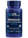 생활 연장 Melatonin 6 시간 시기를 정하는 방출, 300 mcg, Gentle Sleep Support, 건강한 circadian Rhythms, 세포 방어, 글루텐 자유로운, 비 GMO, 채식주의자, 100개의 정제를 위한 장시간 방출 공식