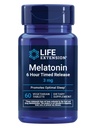 생활 연장 Melatonin 6 시간 시기를 정하는 방출, 3 mg의 최선 수면 지원, 건강한 circadian Rhythms, 세포 방어, 글루텐 자유로운, 비 GMO, 채식주의자, 60의 정제를 위한 장시간 방출 공식