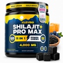 KLEVIRO 30:1 남성용 Shilajit Gummies | 78% Fulvic 산 | Ashwagandha, Tongkat Ali, Manuka Honey, Rhodiola, Lion's Mane | 추가 설탕 | GMP 인증 및 실험실 테스트
