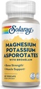 Solaray 마그네슘과 칼륨 Asporotates w/Bromelain, 건강한 전해질, 근육, 심장 & 세포 지원, 60 VegCaps