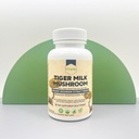 Tiger Milk Mushroom Supplement (Lignosus Rhinocerus) 60 캡슐 | Lungs & Respiratory Health - 초본 추출물 - 비 GMO, Vegan, Organic | 60 서빙