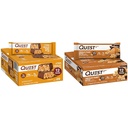Quest Nutrition Crispy Chocolate Peanut Butter Hero Protein Bar, 18g Protein & Chocolate Peanut Butter Bar, High Protein, Low Carb, Gluten Free, Keto Friendly, 12 카운트