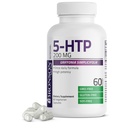 Bronson 5-HTP 200mg (5-hydroxytryptophan) Griffonia Simplicifolia Non-GMO, 60 채식 캡슐