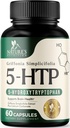 5 Hydroxytryptophan 캡슐 - 뇌 건강 및 수면 지원, 추가 강도 Griffonia Simplicifolia 5-HTP 공식, 5HTP, 미국 병 - 60 캡슐에 대한 5 HTP 보충 플러스 칼슘 당 180mg
