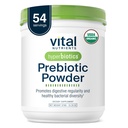 Hyperbiotics Vital Nutrients 유기 Prebiotic 섬유 분말 | Gut Health and Digestive Regularity | 여성과 남성용 수용성 섬유 보충 | Vegan Organic Fiber Powder | 54 서빙