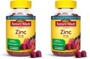 Nature Made 아연은 서빙 당 30 mg, 면역력 및 산화 방지제 지원, 60 아연 Gummies, 30 일 공급, (팩 2)