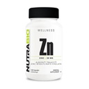 NutraBio 아연 킬레이트 미네랄 보충 - Proper 성장, 개발 및 면역 건강을 위해 - 채식 캡슐 당 아연의 30mg - 120 서빙
