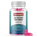 아연 Gummies - 아연 Picolinate 50mg, 설탕 무료, 아이 & 성인, 지원 성장, 면역 기능, 피부 건강, 60 Gummies를 위한 높게 흡수성 아연 Picolinate 보충교재