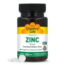 국가 생활 킬레이트 아연 50 mg - 증명된 글루텐 자유로운 & Vegan 면역 지원 보충교재, 강화 아연 흡수, 지원 몸의 단백질 생산 & 세포질 건강, 100 채식주의자 정제