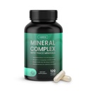 52 Trace Minerals Complex의 프리미엄 혼합 킬레이트 형태로 필수 미네랄 – 모든 자연 및 100 % 유기 - 120 캡슐 - 전체 스펙트럼 이온 미네랄 혼합 - 여성과 남성을위한 안전