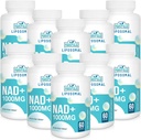 Liposomal NAD+ 보충교재 1000 mg | 가장 높은 NAD Pontecy | 최대 흡수 | 순수한 NAD 보충교재 | 에너지와 DNA 수선, 노후화, 뇌 기능 | 600 Softgels