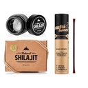 NATURAL SHILAJIT 수지 - 20 그램 Shilajit 보충 Fulvic 산 & 추적 무기물 - Shilajit 꿀 스틱 30 개
