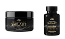 모라 Himalayan Shilajit 수지 (30g) + Vegan Shilajit 캡슐 (60 개) | 75 % + Fulvic Acid & 85 + Trace Minerals | 남성 및 여성을위한 미네랄 리치 번들