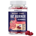 나이트 타임 지방 버너는 수면 & 체중 감량 지원을위한 멜라토닌과 거미 | Hunger Suppressant & Metabolism Booster, Shred Belly Fat While You Sleep | 여성을위한 다이어트 보충 | 60 Ct