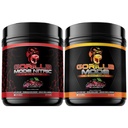 Gorilla Mode Pre Workout & Gorilla Mode Nitric Upgraded Stimulant - 최고의 Tasting & 가장 효과적인 Stimulant Free Pre-Workout | 대규모 펌프 | 레이저 초점 에너지 (Cherry Blackout)
