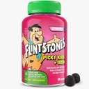 Picky Kids + Iron, 비타민 C, D, E, B6 및 Iron, Gummy Vitamins, Grape flavored, 60 Gummies를 가진 아이 Multivitamin Gummies