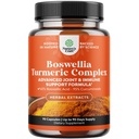 심황을 가진 Boswellia 추출물 캡슐 - 진보된 면역력 지원 보충교재 - 심황 & Boswellia Serrata 캡슐 몸 Detox & 건강한 합동을 위한 서빙 당 500mg - 90 조사