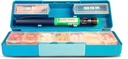 GMS Group Medical Supply, LLC Diabetic Pen Case & 7 Day Medicine 주최자 - Diabetic Supplies에 대한 여행 키트 - Glance Medicine Reminder에서 - 안전하게 새로운 중고 바늘을 보유 - 소형 및 Discreet