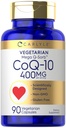 Carlyle CoQ10 400mg | 90 개 | 채식주의자, 비 GMO 및 글루텐 무료 보충