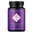 NAOMI 여분 힘 Astaxanthin + CoQ10의 뚱뚱한 수용성 산화 방지제, 심혈관 지원, 증가된 에너지, 면역력 및 Cognitive 기능, Restore Depleted CoQ10, 높은 흡수, 30 일 공급