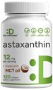 DEAL SUPPLEMENT Astaxanthin 12 mg / 서빙, 120 Softgels | MCT Oil의 Astaxanthin 보충 | Microalgae Source | 비 GMO