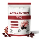 우수한 Astaxanthin 12mg의 자연적인 산화 방지제 보충교재, 과일 Microalgae 근원, 비 GMO & 글루텐 없음, 12mg -120 Softgels, 4달 공급