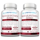 승인 과학 ® Astaxanthin 12 mg - 추가 강도 산화 방지제 - 지원 심장, 눈, 피부 - 180 Vegan 캡슐 - 6 개월 공급