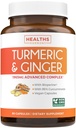 심황과 생강 보충교재 (비 GMO) 1980mg 서빙 - 까만 고추 Bioperine, 생강 추출물 및 95% Curcuminoids 분말을 가진 Turmeric Curcumin - Tumeric 합동 지원 보충교재 - 90의 캡슐