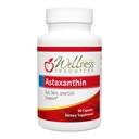 웰니스 리소스 Astaxanthin 6 mg | Wholefood Microalgae Haematococcus Pluvialis | 높은 효능 전체 조류 효능 | Astaxanthin Nutritional Supplement | 90 캡슐