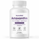 Nutrawell Astaxanthin - 매일 Antioxidant Wellness Supplement with naturally Sourced Astaxanthin Clean Formula for Active Adult Lifestyle 쉬운 캡슐을 복용 - 90 Softgels (1)