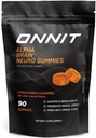 ONNIT Alpha Brain Neuro Focus Gummies, IGEN Non-GMO는 Omega-3s Lutein Zeaxanthin 및 Caffeine, Brain Eye 및 Focus Supplement for Men 및 Women, Citrus Punch, 90 카운트와 함께 Vegan Gummies를 테스트했습니다.