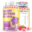 아이를 위한 Saffron Gummies: Saffron 추출물 & Omega-3 칼륨을 가진 아이를 위한 초점 보충교재 - 행복한 계통, 설탕 자유로운