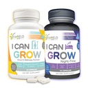 I Can Grow Day & Night Bundle for Kids 10+ & Teens | L-Arginine, Colostrum, Magnesium의 성장 지원 | 최대 높이 및 개발을위한 일상 + 야간 수면 보조 | 2-Pack