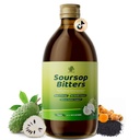 Digestive 건강, Gut Detox&Cleanse, 산화 방지제, 면역 지원, 피부 건강 약 15 허브 Guanabana 차 검은 씨앗, Moringa & Turmeric, 98 % 높은 흡수, 비 GMO 16 fl oz