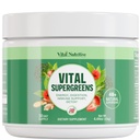 Vital Greens Superfood Powder – 40 + Superfoods Daily Green 음료 분말 w / Probiotics와 새로운 공식 – 에너지, Gut 건강, 소화 지원, 식물 기반, Vegan Superfoods