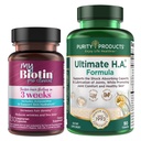 순도 제품 번들 - MyBiotin ProClinical + Ultimate H.A MyBiotin ProClinical (Biotin, MB40X Matrix, Astaxanthin) - Ultimate H.A. (BioCell Collagen, Quercetin, Hyaluronic Acid +More)