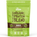 BodyMe 유기 채식 단백질 분말 혼합 | 익지않는 카카오 | 2.2lb 1kg | 3개의 식물 단백질을 가진 UNSWEETENED