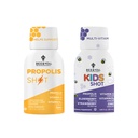 꿀벌과 당신 Propolis 탄과 아이 탄 뭉치, 자연적인 Propolis 탄 보충교재, 산화 방지제, 비타민 C, VIT D3, 아연, 오렌지 주스, 익지않는 꿀 2 * 12 병